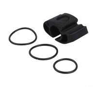 Shophubio Support de montre intelligente en silicone pour guidon, support de montre de vélo extensible pour Garmin, clip de bracelet pour barres de 22 à 35 mm