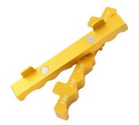 Shophubio Support de réparation avec étau - Outil d'entretien de vélo en alliage d'aluminium pour moyeu, pédale, essieu, fourche avant - Compatible noir/rouge/or/argent (rouge)