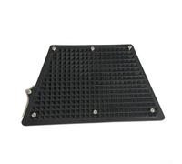 Shophubio Support moteur hors-bord pour bateau, plaque de montage en PVC compatible avec canoë et bateaux gonflables, très résistant (noir)