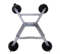 Shophubio Support réglable en alliage pour mini support avec ventouse, véhicule et toit ouvrant pour vitre intérieure de voiture, compatible avec (blanc)