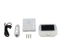 Shophubio Thermostat de chaudière RF sans fil pour Tuya - Contrôleur de chauffage intelligent programmable pour chaudières à gaz, réglage rotatif de la température, grand écran (WiTH3-No Wifi)