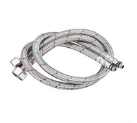 Shophubio UK For 1/2" 304 Tuyau de douche en acier inoxydable flexible pour robinet d'eau chaude et froide pour mitigeur, évier de cuisine, lavabo et robinet monobloc (80 cm)