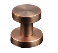 Shophubio Verrou de porte invisible - Serrure de porte intérieure dissimulée d'un seul côté pour chambres et murs de fond, construction en alliage de zinc, design minimaliste élégant (bronze rouge)