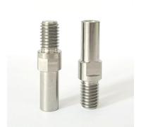 Shophubio Vis de poteau de frein V M8 x 1,25 mm - Alliage pour boulons de montage de frein pour VTT pour vélo et route pour vélo - Argent pour fixations de composants de vélo (lot de 2)