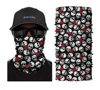 ShopINess Cache-Cou Foulard Multifonctions Unisexe pour le Sport- Mini Crâne (Mini Crânes)