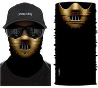 ShopINess Cache-cou Unisexe Multifonctionnel Foulard Multifonctions Bandana Tubulaire pour Sports, Fêtes, Halloween, Carnaval, Personnages de Films et Super-héros Lecter