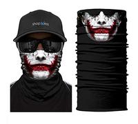 ShopINess Cache-cou Unisexe Multifonctionnel Foulard Multifonctions Bandana Tubulaire pour Sports, Fêtes, Halloween, Carnaval, Personnages de Films et Super-héros Joky