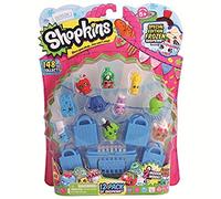 Shopkins - 1863 - Figurine - Shopkins Série 1 - Blister - 12 Personnages + 1 Panier + 4 Sacs - Modèle Aléatoire