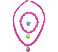 Shopkins - Ensemble de bijoux en perles pour fille - Métal NS5744 (Taille unique) (Rose)