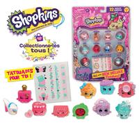 Shopkins S9 - Wild Style Sk9 Wild Style - 12 Pack (12 Shopkins + Tatouages) - Asst