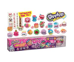 Shopkins S9 - Wild Style Sk9 Wild Style - Mega Pack (20 Shopkins + Tatouages)