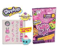 Shopkins S9 - Wild Style Sk9 Wild Style - Sachet (1 Shopkins + Tatouages) - Asst. En Présentoir 24pcs