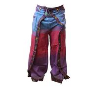 SHOPOHOLIC FASHION Femme Multicolore Hippie Enveloppe Pantalon Hippie Pantalon, 5