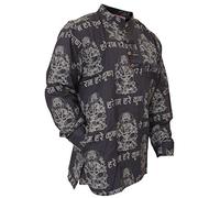 SHOPOHOLIC FASHION Hommes Léger Festif Hippie Chemise - Bleu, M