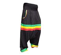 SHOPOHOLIC FASHION Pantalon Sarouel Hippie Ratsa pour Homme, (Noir/L)
