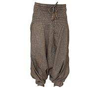 SHOPOHOLIC FASHION Sarouel Hippie Délavé pour Femme, (Taille Unique, Gris)