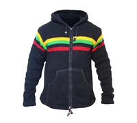 SHOPOHOLIC FASHION Veste D'hiver Rasta Hippie pour Homme, XL