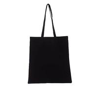Shopper Tote Bag Shopping Sac à main de grande capacité Noir Blanc Bleu Jaune Violet Gris Rouge Vert clair/Vert Épaule minimaliste, Noir , One Size