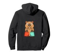 Shopping Capybara Cartoon Funny Water Pig avec Sacs Sweat à Capuche