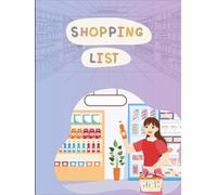 Shopping List Notebook | Carnet Liste de Courses | Grocery Planner 100 pages lignées | Organisation et planification des achats