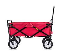 Shopping Trolley Foldable Garden Cart with 4 Wheels, Multi-Functional for Outdoor Camping, Beach, and Supermarket Use