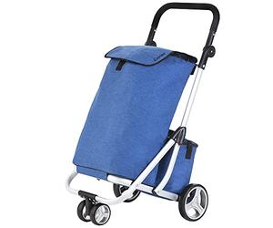 Shoppingcruiser | Shopping Chariot Trolley Chariot de magasinage 72 litres | Sac de refroidissement | Bleu