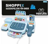 SHOPPIX Caisse de jeu pour enfants Caisse de magasin Caisse enregistreuse Caisse de magasin pour enfants