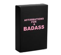 shoprotik Cartes de motivation et d'inspiration quotidiennes « Affirmations for a Badass » pour femme (français non garanti)