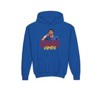 Shopsphère DISTRIBUTION Sweat à capuche de tennis pour enfants | Sweat-shirt Carlos pour garçons et filles | Pull de tennis pour jeunes | Vamos Carlos, bleu marine, Small