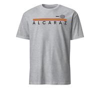 Shopsphère DISTRIBUTION T-shirt Carlos Alcaraz | Sport | T-shirt Tennis Alcaraz | Carlos Tennis | Carlos Alcaraz, gris, Taille XL