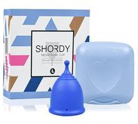 SHORDY Coupe menstruelle - Paquet unique (grand) avec boîte | Coupe menstruelle flexible et gobelet menstruel | Protection jusqu'à 12 heures | Alternative écologique aux tampons, disques, tampons