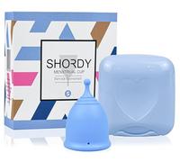 SHORDY Menstrual Cup Single Pack (Small) with Box | Flexible Coupe Menstruelle & Coupe Périodique | Jusqu'à 12 Heures de Protection | Alternative Écologique aux Tampons, Disques, Serviettes (Bleu)