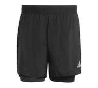 Adidas Shorts homme adi365 Running Essentials 2 en 1 Noir Taille S