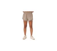 Short 2 en 1 asics nagino run beige femme