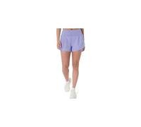 Short 2 en 1 asics road 3 5in violet femme