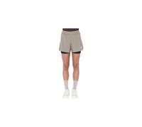 Short 2 en 1 circle super short beige femme