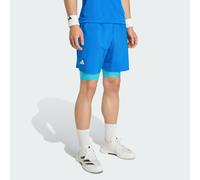 Short 2 en 1 Club Tennis Climacool Glow Blue M