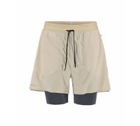 Craft Shorts Hypervent 2-en-1 stretch respirant avec cuissard Beige M Homme