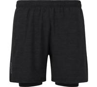 Short 2 en 1 Endurance Vanclause Melange Noir 3XL