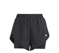 Short adidas Designed for Training 2-in-1 noir femme - L