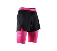 X-Bionic - Effektor 2-in-1 Shorts - Short running femme X Black / Neo Pink - L