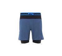 Short 2 en 1 millet intense bleu homme