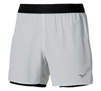 Mizuno Short Core 5.5" 2-en-1 Gris XL Homme