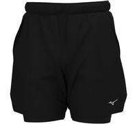 Mizuno Core 7.5 Inch 2 In 1 Shorts Noir S Homme