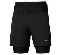 Mizuno Short Trail Multipocket 2 en 1 Noir Taille L