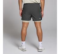 Short 2-en-1 MP Tempo Graphic pour hommes - Noir délavé - S