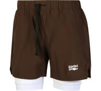 Short 2 en 1 Padel Mon Amour Pro Marron XL