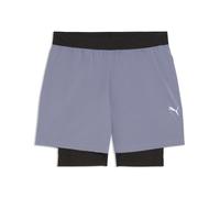Short 2 en 1 Puma Dreamrun DryC 5" Gris M Male
