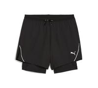 Short 2 en 1 Puma Run Ultraweave 5" Noir XL Male
