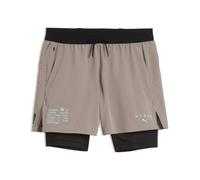 Short 2-en-1 PWRMODE PUMA x HYROX Homme, Accessoires, Beige, XXS XXS